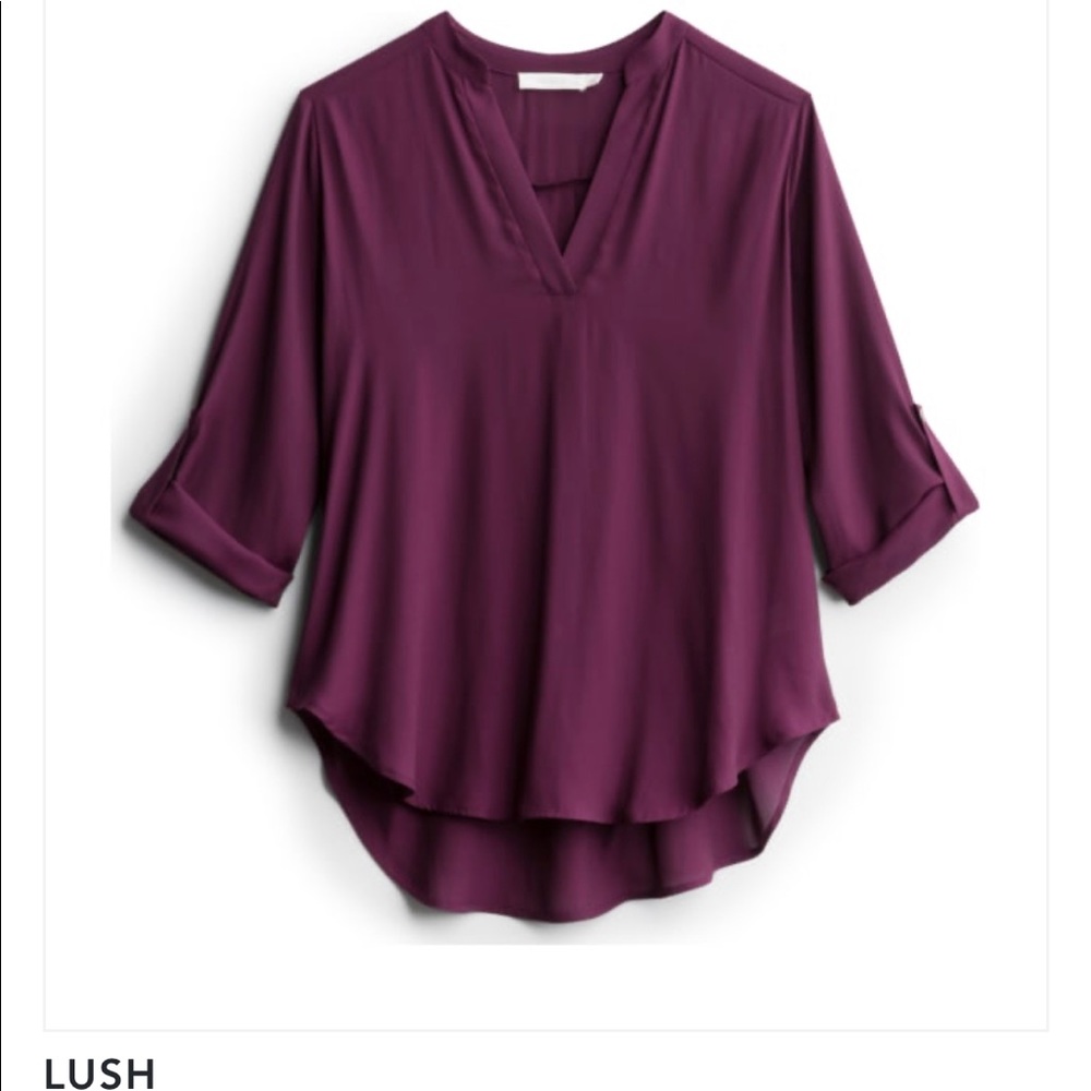 Split Neck Blouse - image 1